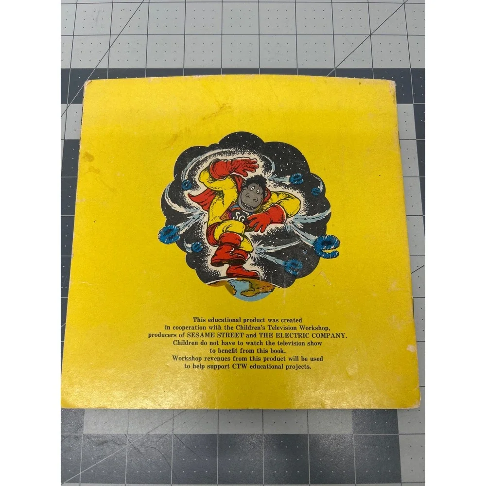 Vtg Golden Book The Electric Company Silent Es Book Sesame Street Pin Lenticular